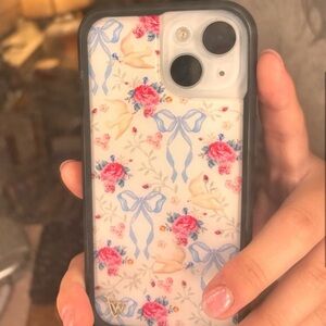 iPhone 15 Wildflower Case- Bows & Flowers